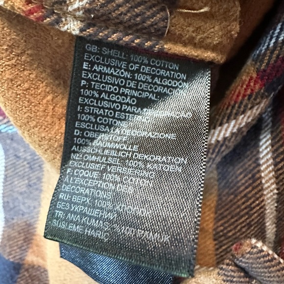 100% Cotton Mid Weight The North Face Arroyo Plaid Button Down Long Sleeve Small - Picture 6 of 7